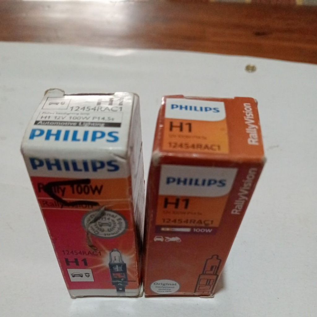 Bohlam Philips mobil H1 12volt 100watt