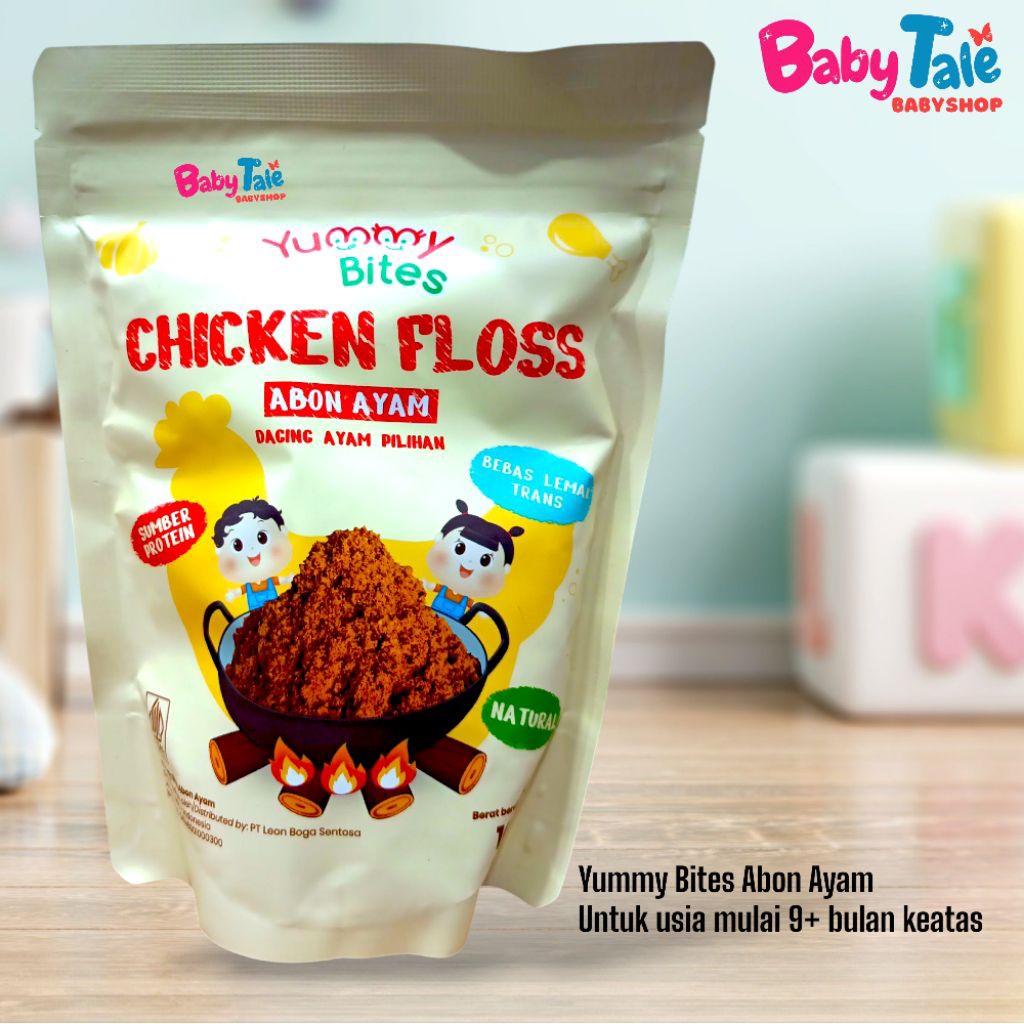 

YUMMY BITES ABON BEEF & AYAM ORIGINAL 100 GR | Abon mpasi