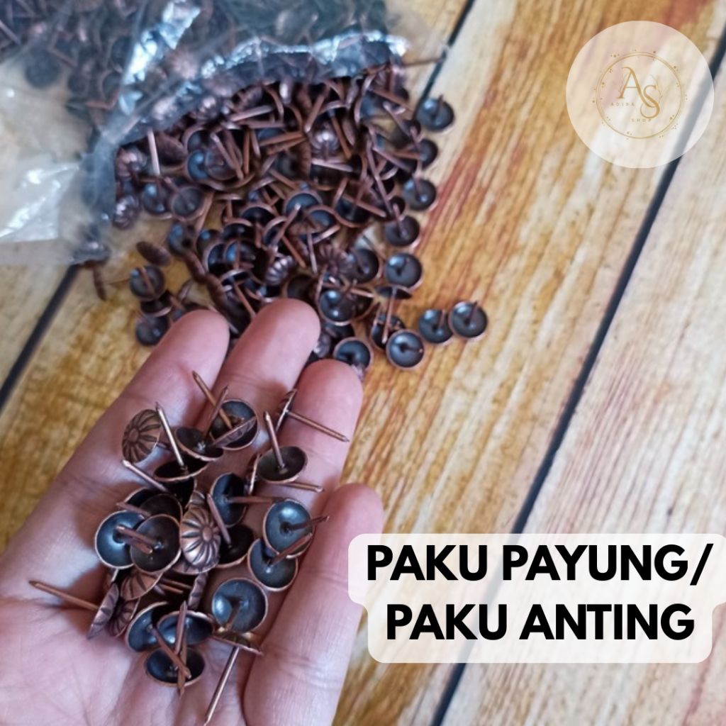 PAKU ANTIK ISI 100PCS/PAKU PAYUNG SOFA/PAKU PAYUNG KURSI/JOK/PAKU PAYUNG HIAS JOK&SOFA