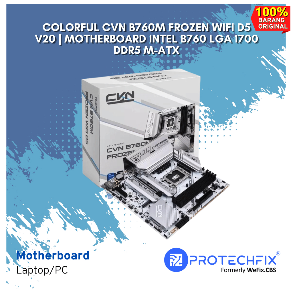 COLORFUL CVN B760M FROZEN WIFI D5 V20 | Motherboard Intel B760 LGA 1700 DDR5 M-ATX
