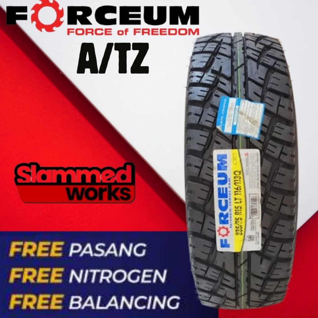 Ban Forceum AT/Z 235 / 75 R15 Ban Tapak Kasar Free Pasang