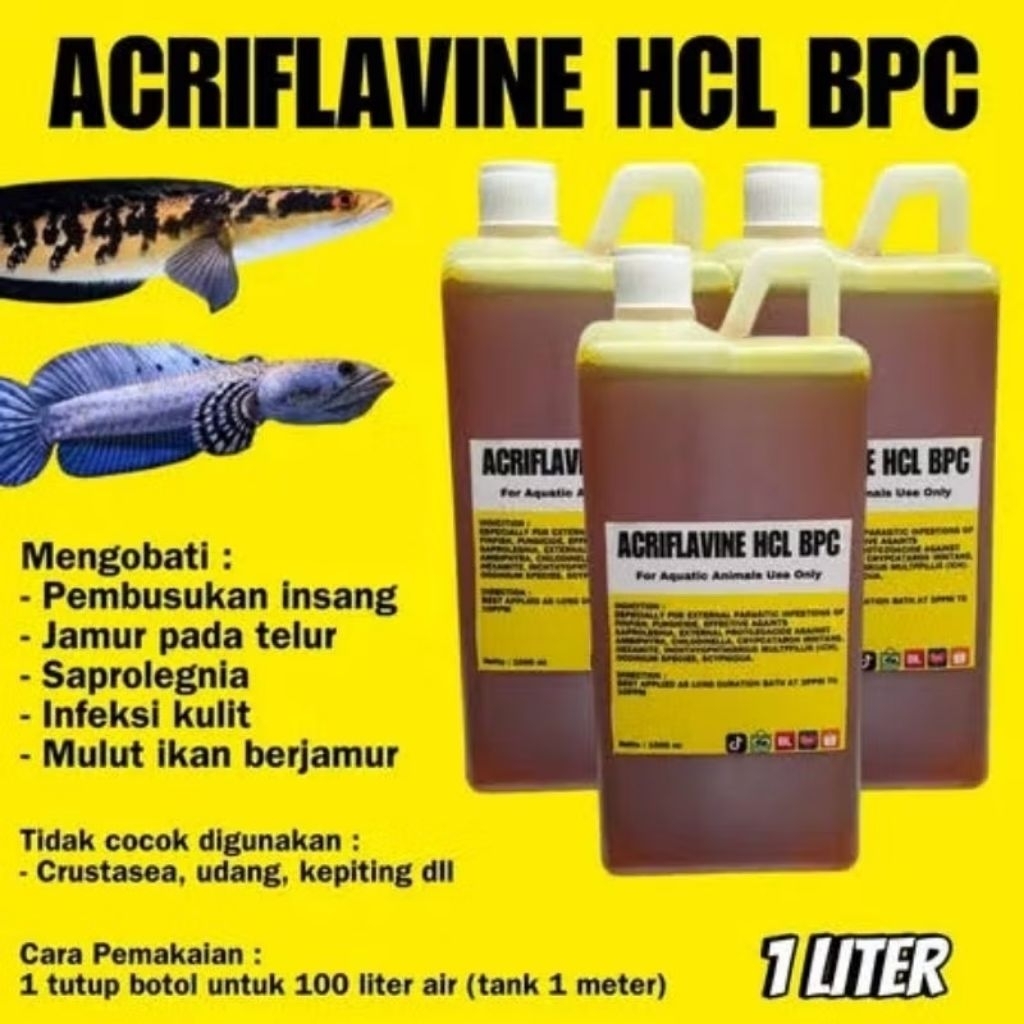 acriflavine hcl bpc 1liter / acriflavine hcl bpc / acriflavine hcl / arriflavine