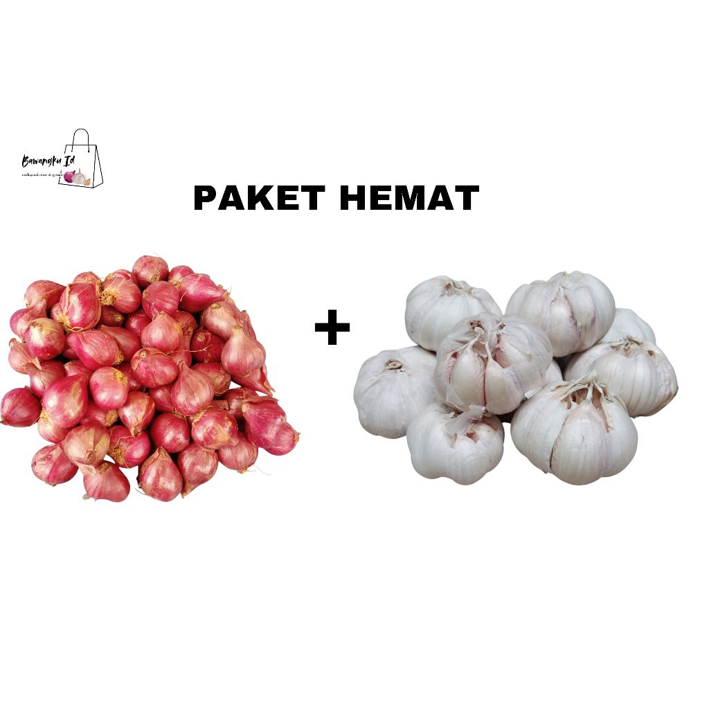 Bawang merah mix bawang putih 1kg 750gr