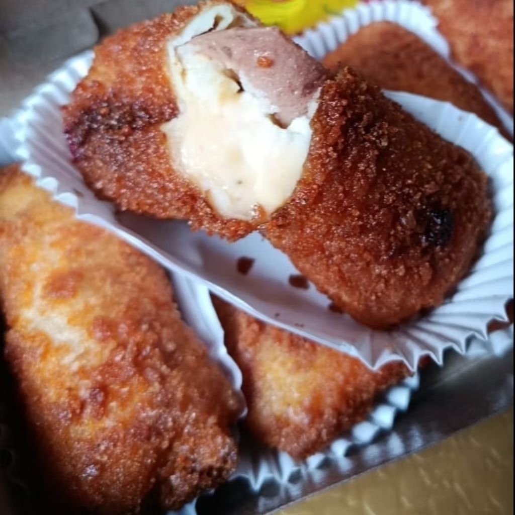 

Risoles Chicken Patty Cheese Mayo Frozen/Risol Chicken Patty Mayo Keju Frozen