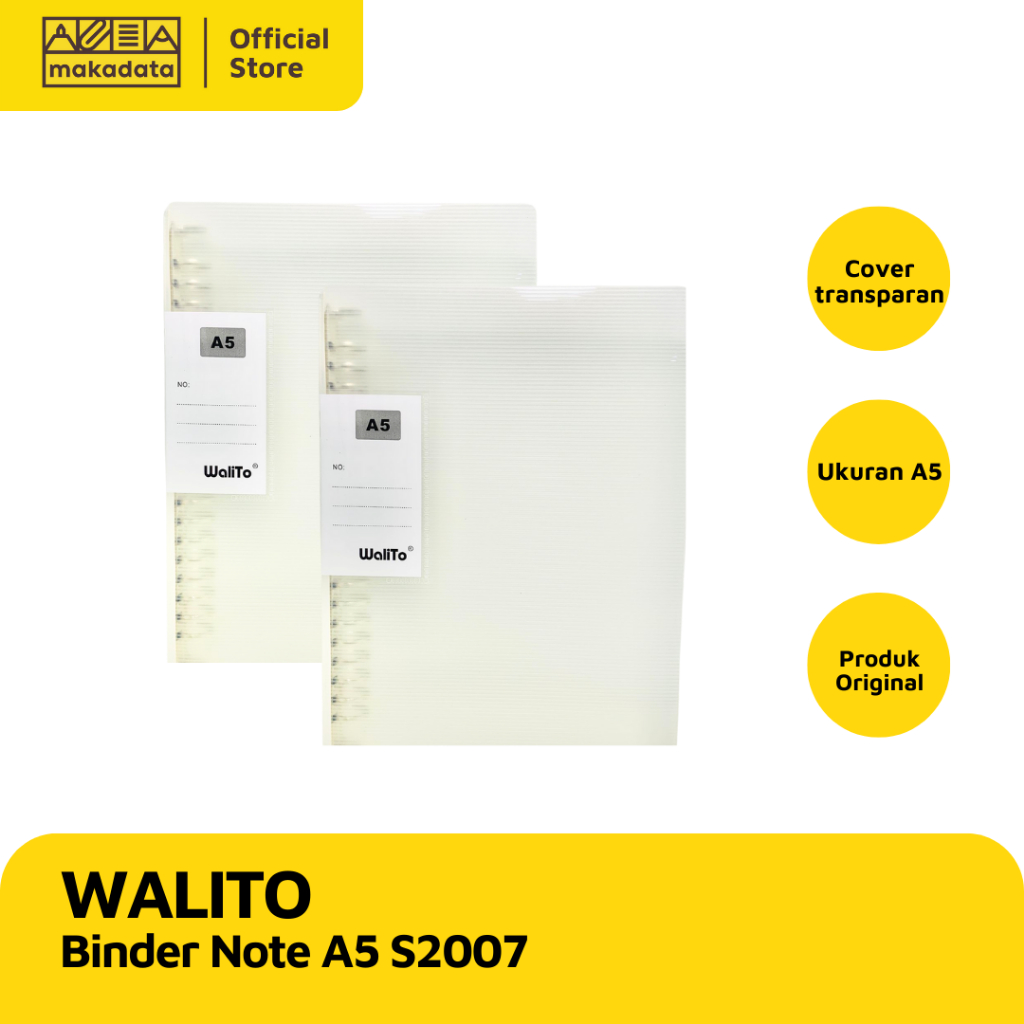 

BINDER WALITO A5 TRANSPARAN S2007 (1 PCS) MURAH