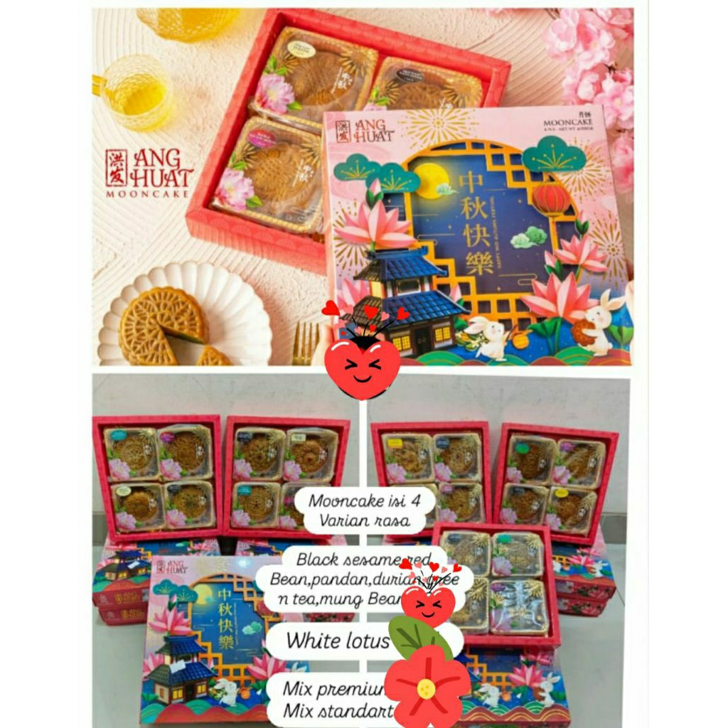 

kue bulan mooncake ang huat 1kotas isi 4pcs