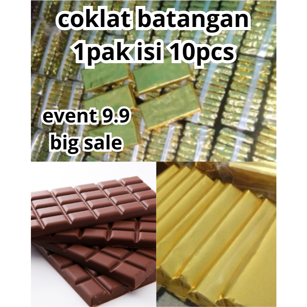 

coklat batangan siverqueen 1pak isi 10pcs mix kacang mede