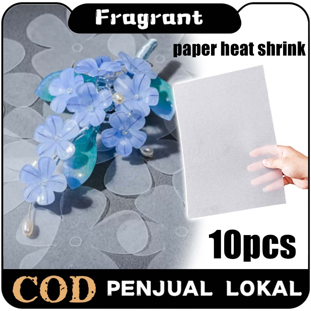 

【Produk Baru】10pcs 20*29cm DIY Heat plastic sheet Heat Shrink Kertas polis