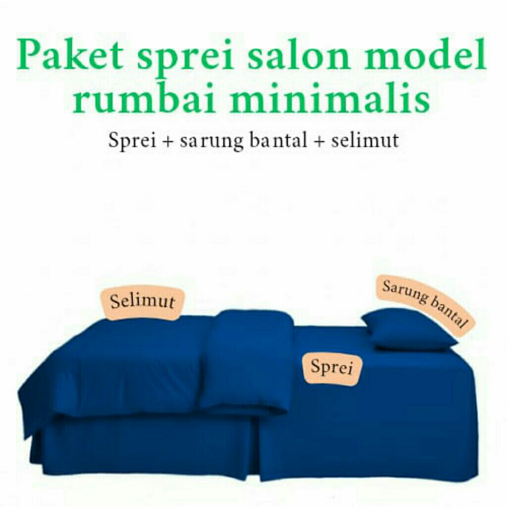 PROMO Sprei salon dan selimut seprei eyelash dan selimut dakron sprei klinik dan selimut dakron