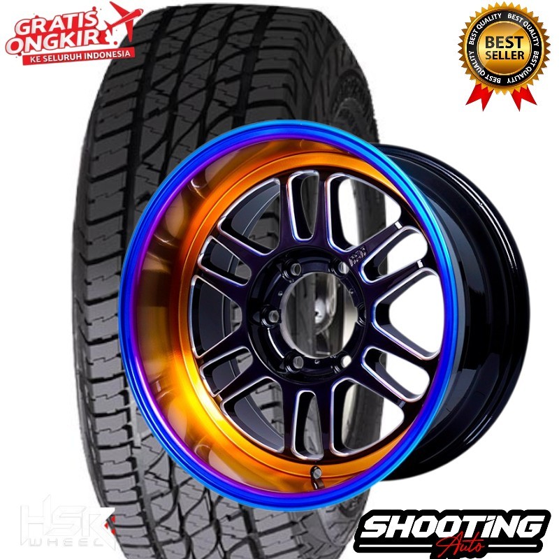 Velg mobil hsr bly ring 17 baut 6 mobil pajero fortuner triton hilux dll