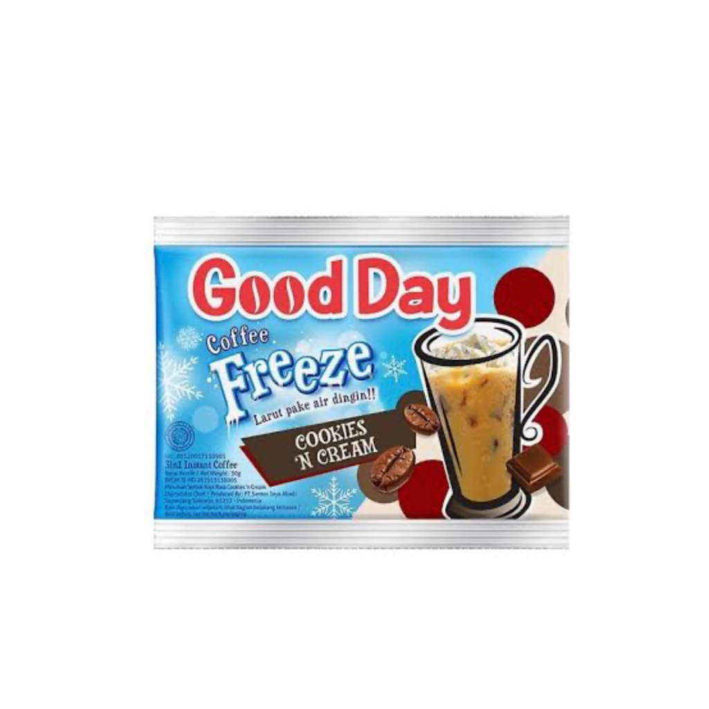 

Renceng Good Day Freeze Cookies And Cream Isi 10