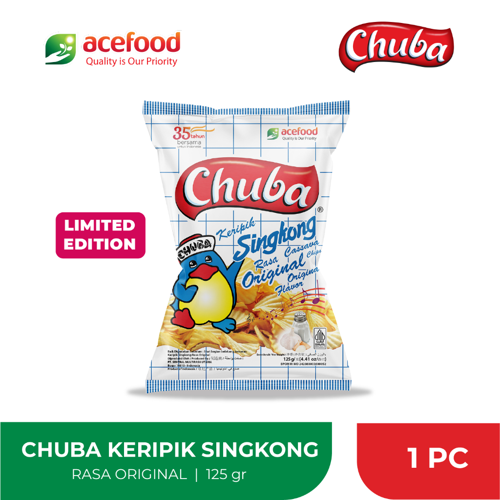 

Chuba Keripik Singkong 125 Gr Rasa Original