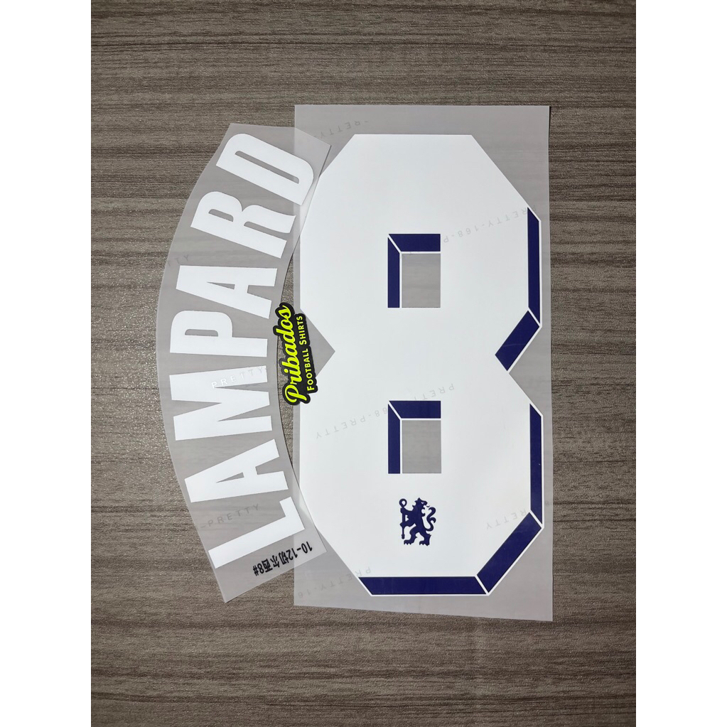 Nameset NNS (Lampard 8) Chelsea 2010-12