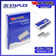 

1pak=20box kecil Staples Anak Stapler Anak Hekter No.10