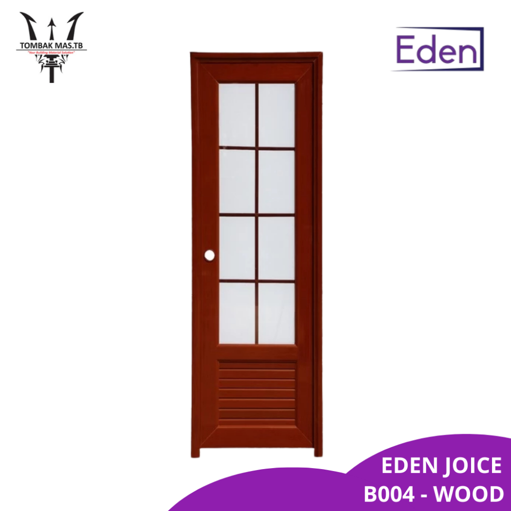 PINTU UPVC EDEN JOICE B004 - COKLAT