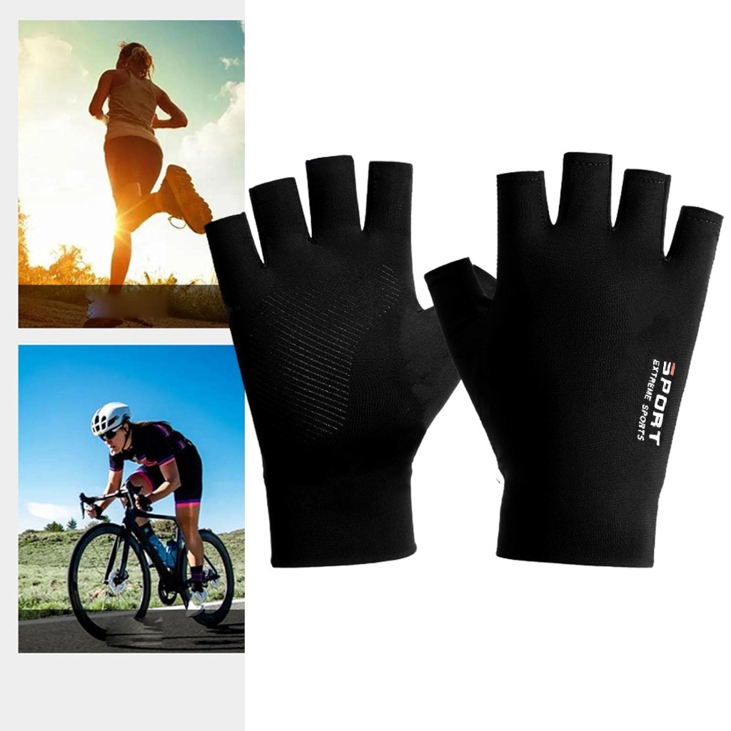 Yourfavproduct FMA Ice Silk Half Finger Cycling Gloves Unisex Outdoor Sports - FM-IA WD35