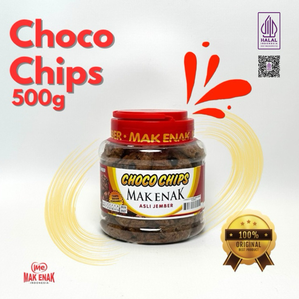 

CHOCO CHIPS 500 GRAM | MAK ENAK INDONESIA