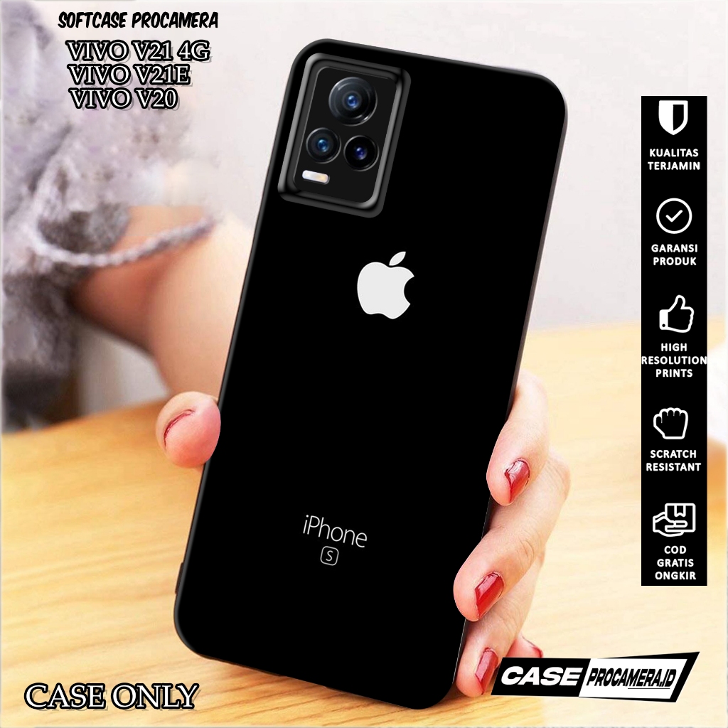 Case VIVO V21 4G / V21E / V20 - Casing VIVO V21 4G / V21E / V20 [ BRAND ] Silikon VIVO V21 4G /V21E 