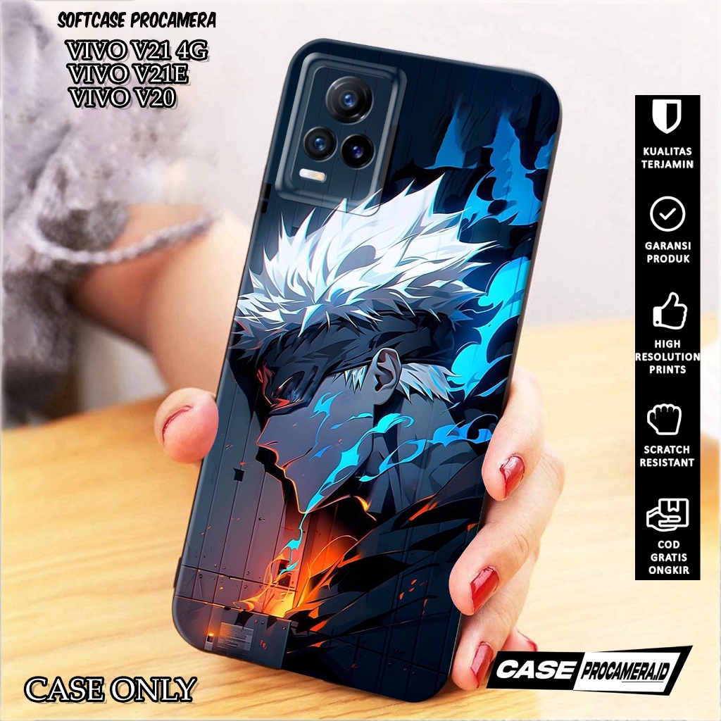 Case VIVO V21 4G / V21E / V20 - Casing VIVO V21 4G / V21E / V20 [ GOJO ] Silikon VIVO V21 4G /V21E /