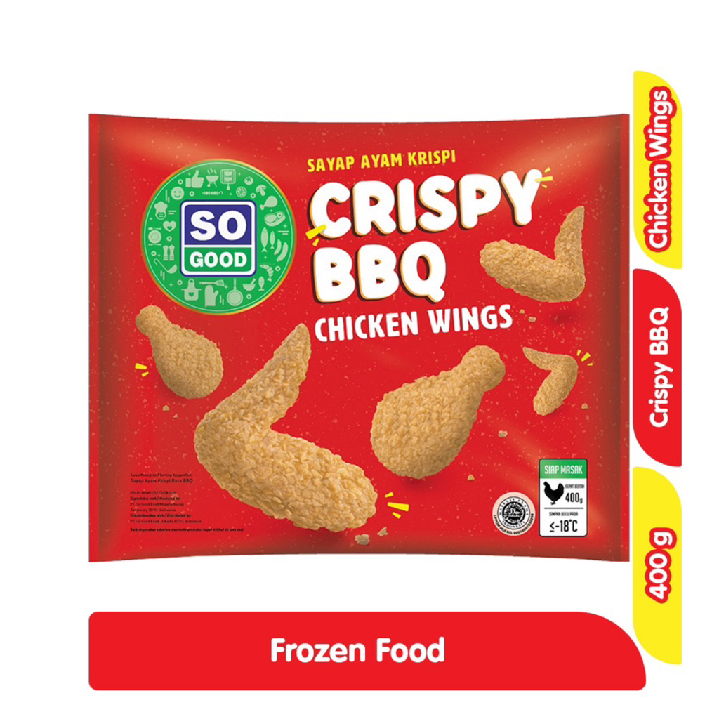 

SO GOOD Crispy BBQ Chicken Wings 400 g
