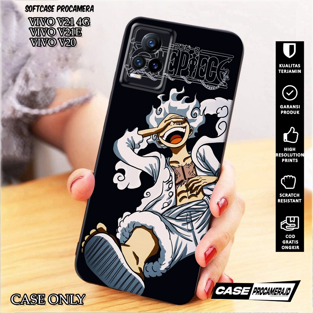 Case VIVO V21 4G / V21E / V20 - Casing VIVO V21 4G / V21E / V20 [ GEAR5 ] Silikon VIVO V21 4G /V21E 