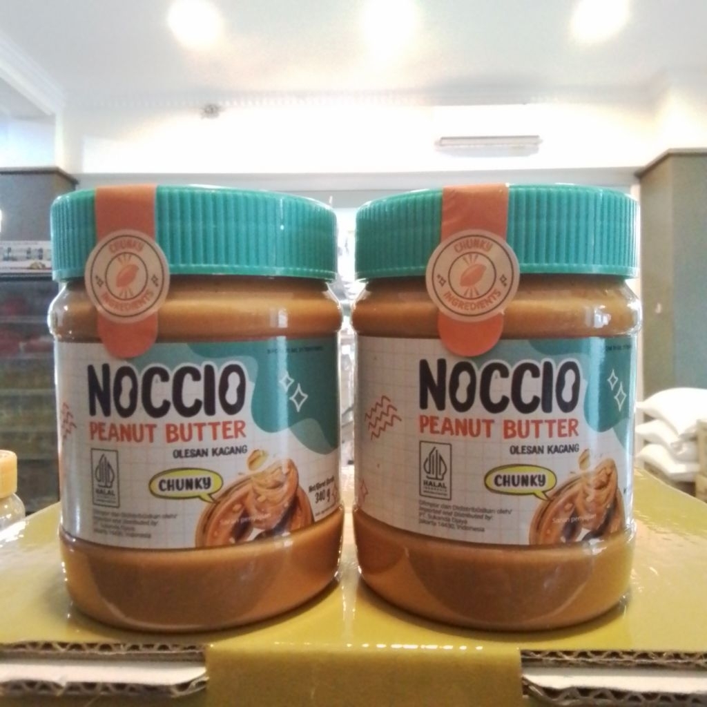 

Noccio Peanut Butter Selai Kacang Chunky 340gr