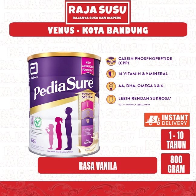 PEDIASURE VANILA 800 GR - RAJA SUSU