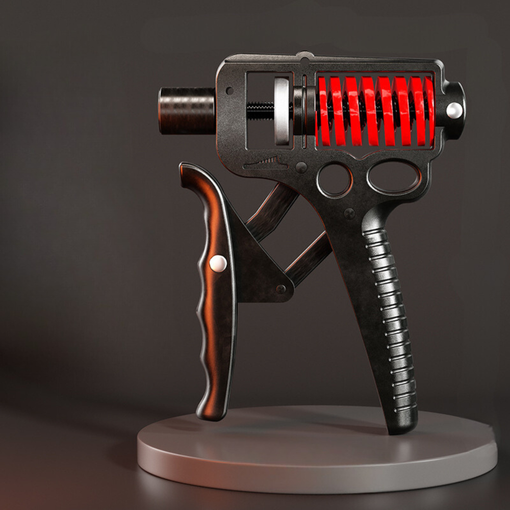 Handgrip 165 KG Alat Fitness Gym Olahraga Otot Tangan Hand Grip Dilengkapi Penghitung Otomatis