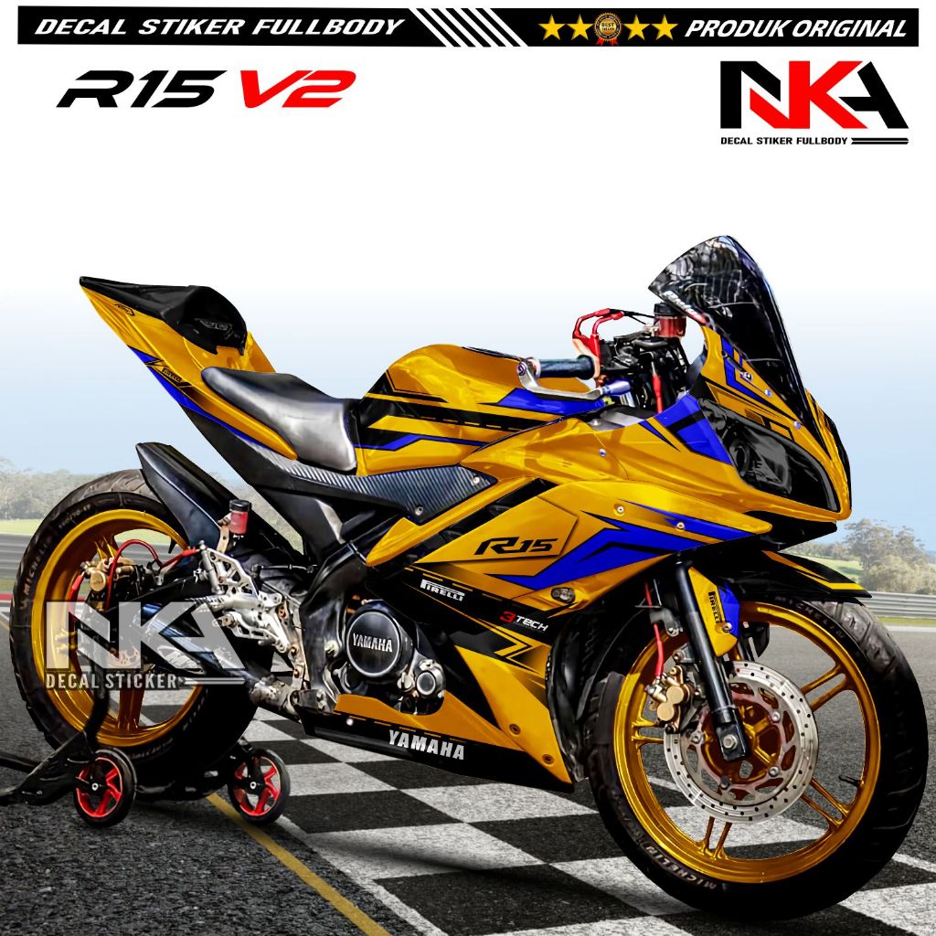 Terbaru Bisa Cod Decal R15 V2 Full Body Dekal R15 V2 Stiker R15 V2 Full Body Stiker R15 V2 Raing