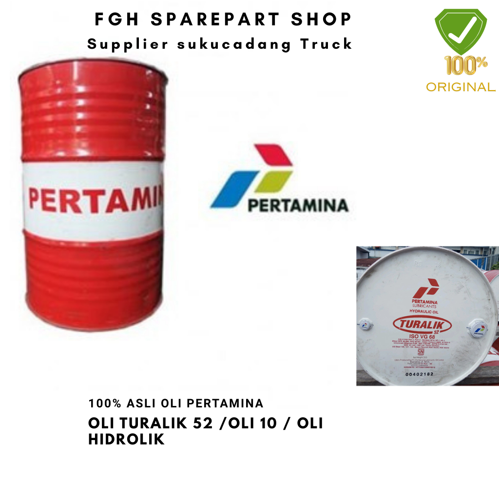 Pertamina Oli Turalik 52/Oli 10/Oli Hidrolik