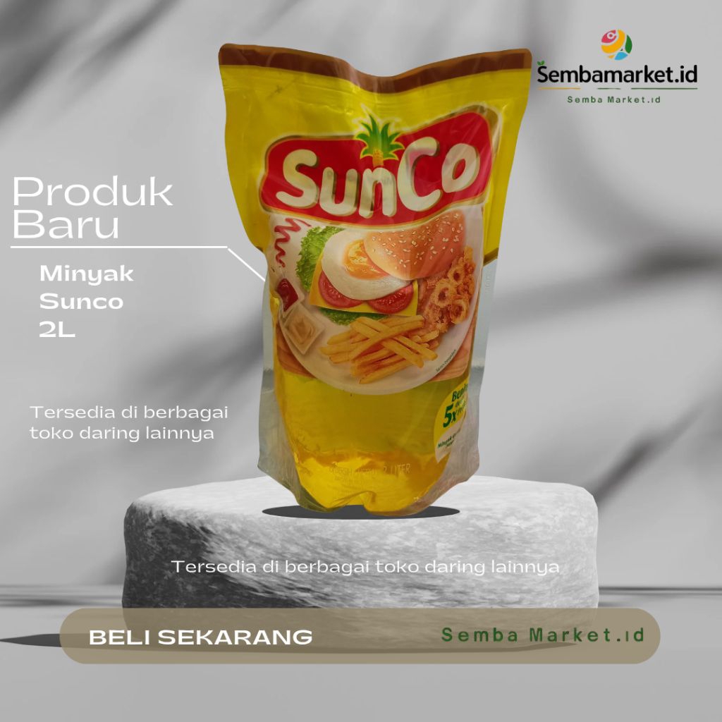

MINYAK GORENG SUNCO POUCH 2L KARAKTER AIR VITAMIN A I PROMO