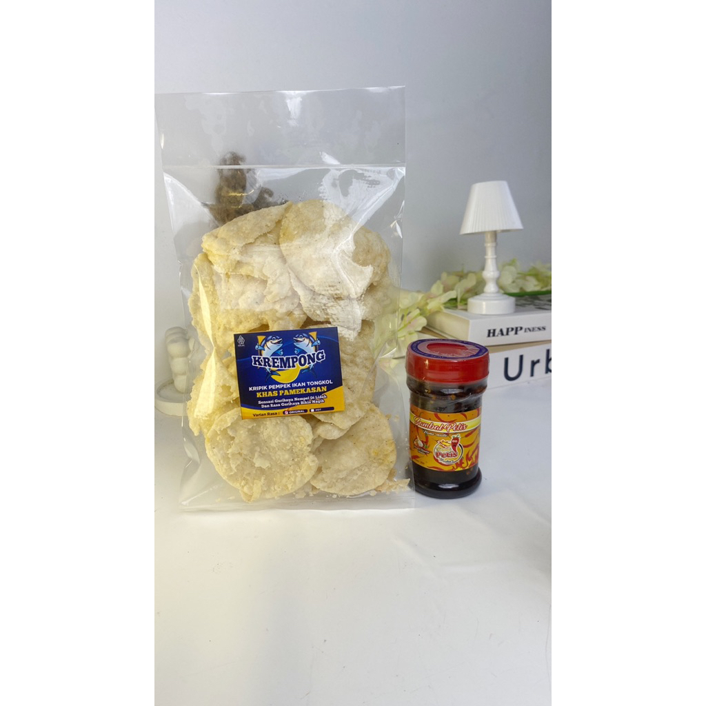 

Paket Bundling Kripik pempek + Sambal Petis Madura