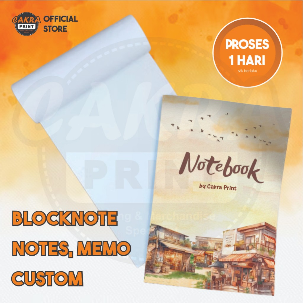 

Blocknote Memo Custom isi 50 lembar(46 lembar hvs polos + 4 lembar cetak isi) Ukuran A5