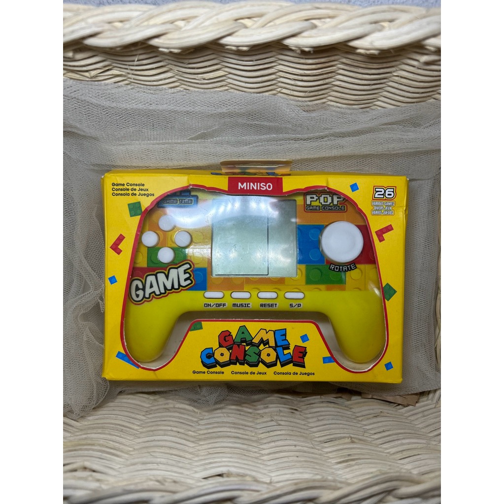 Gameboy Miniso Building Block Series Game Console Set 26 Games