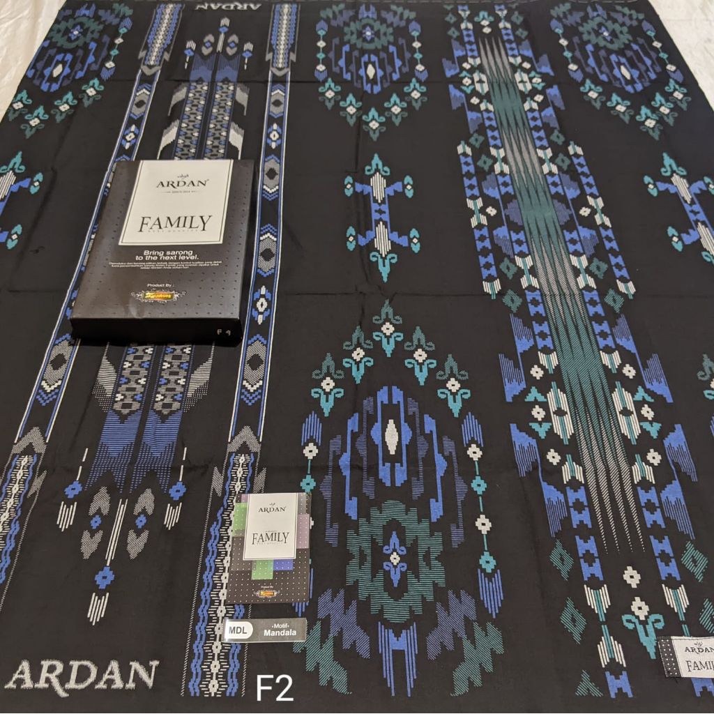 Sarung ARDAN FAMILY GOLD & SILVER Semeru Arjuno Motif Terbaru ASLI ORIGINAL Dewasa/Remaja