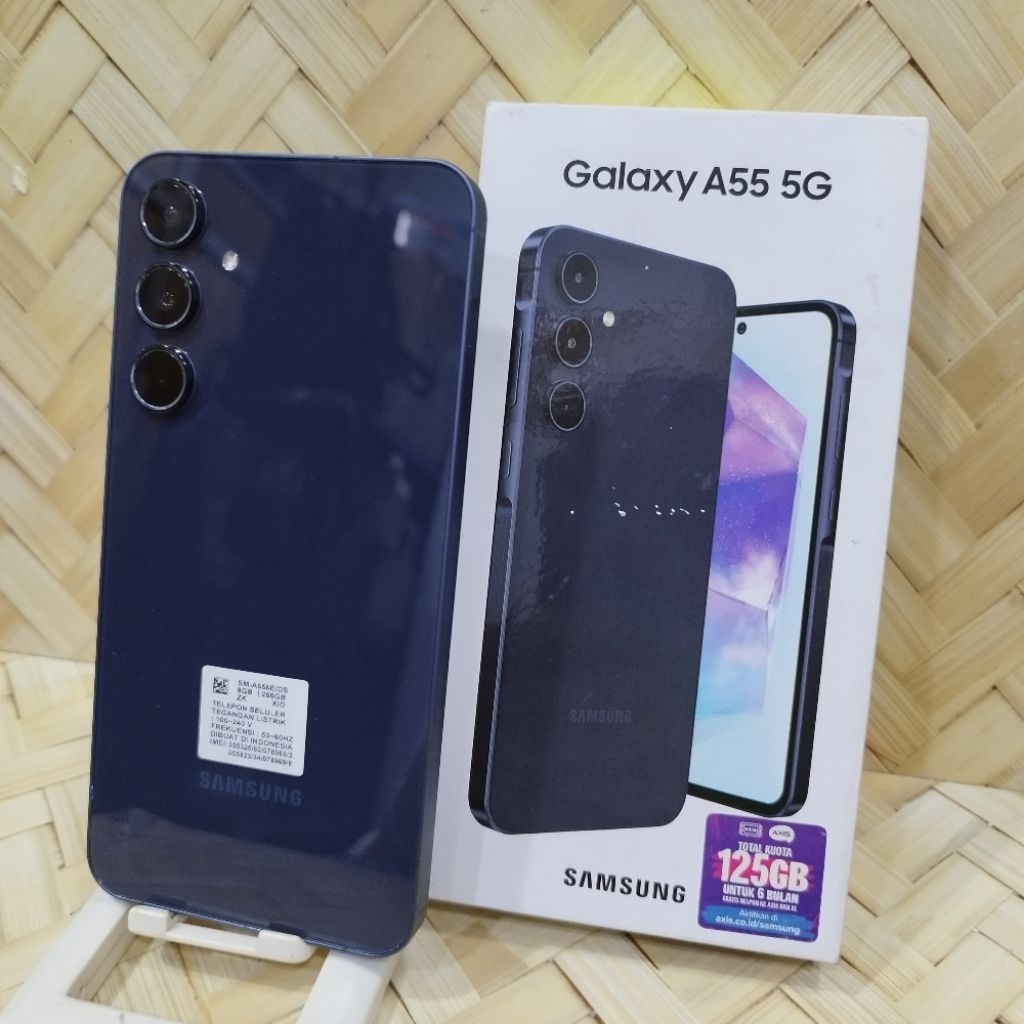 Samsung A55 5G 12/256GB 8/256GB Handphone second fullset batangan original bergaransi