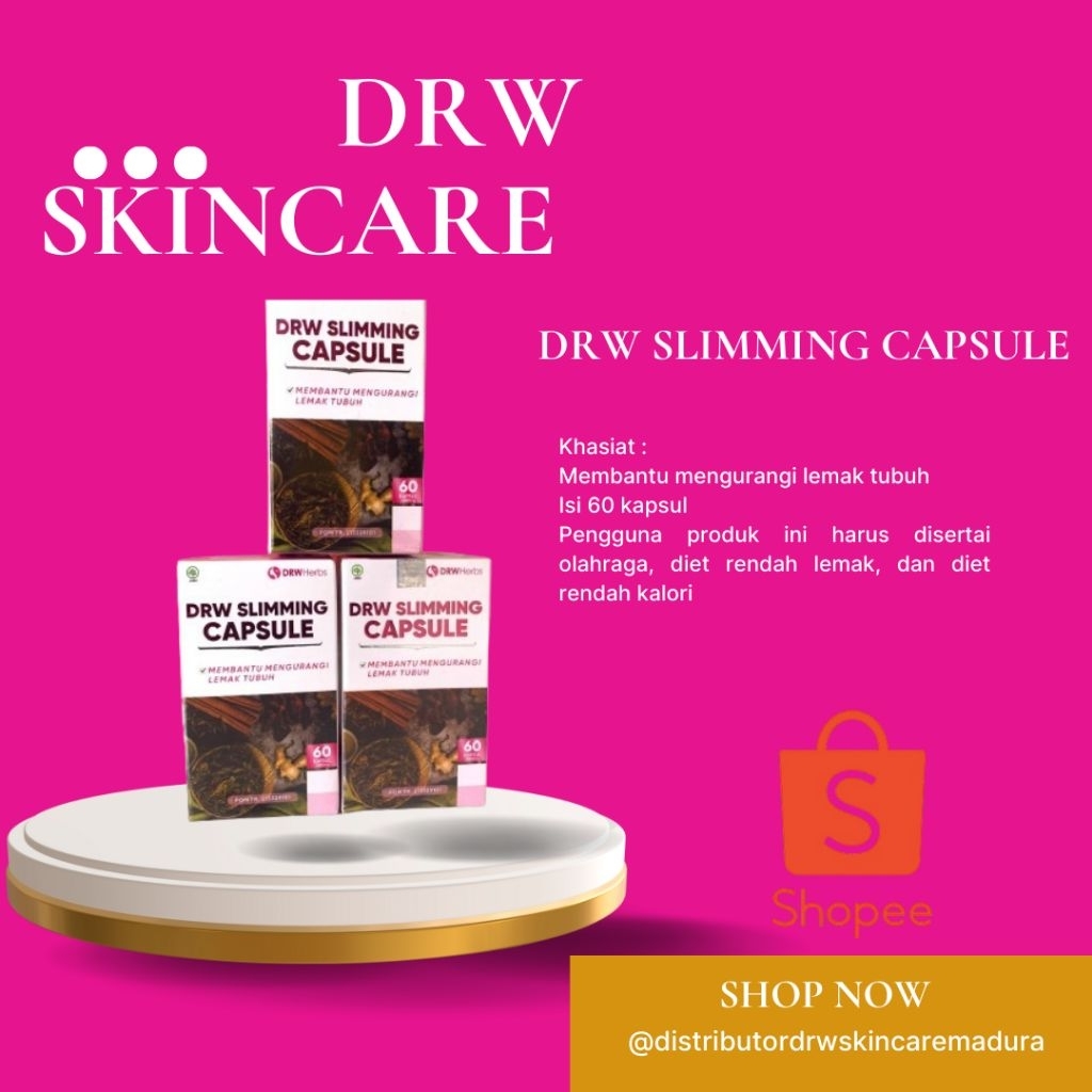 DRW SKINCARE DRW SLIMMING CAPSULE [ KAPSUL DIET ] - 60 KAPSUL BPOM