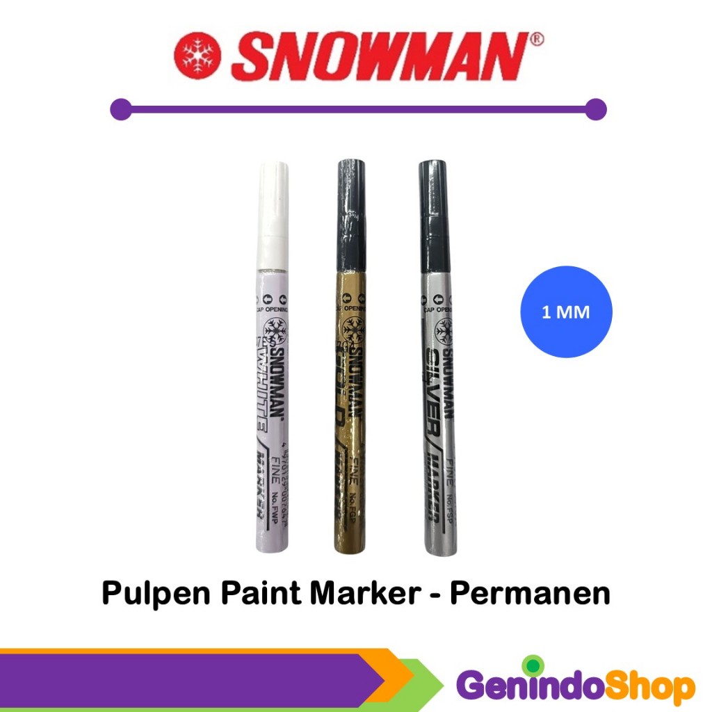 

Pulpen Permanen 1 mm / Paint Marker Snowman
