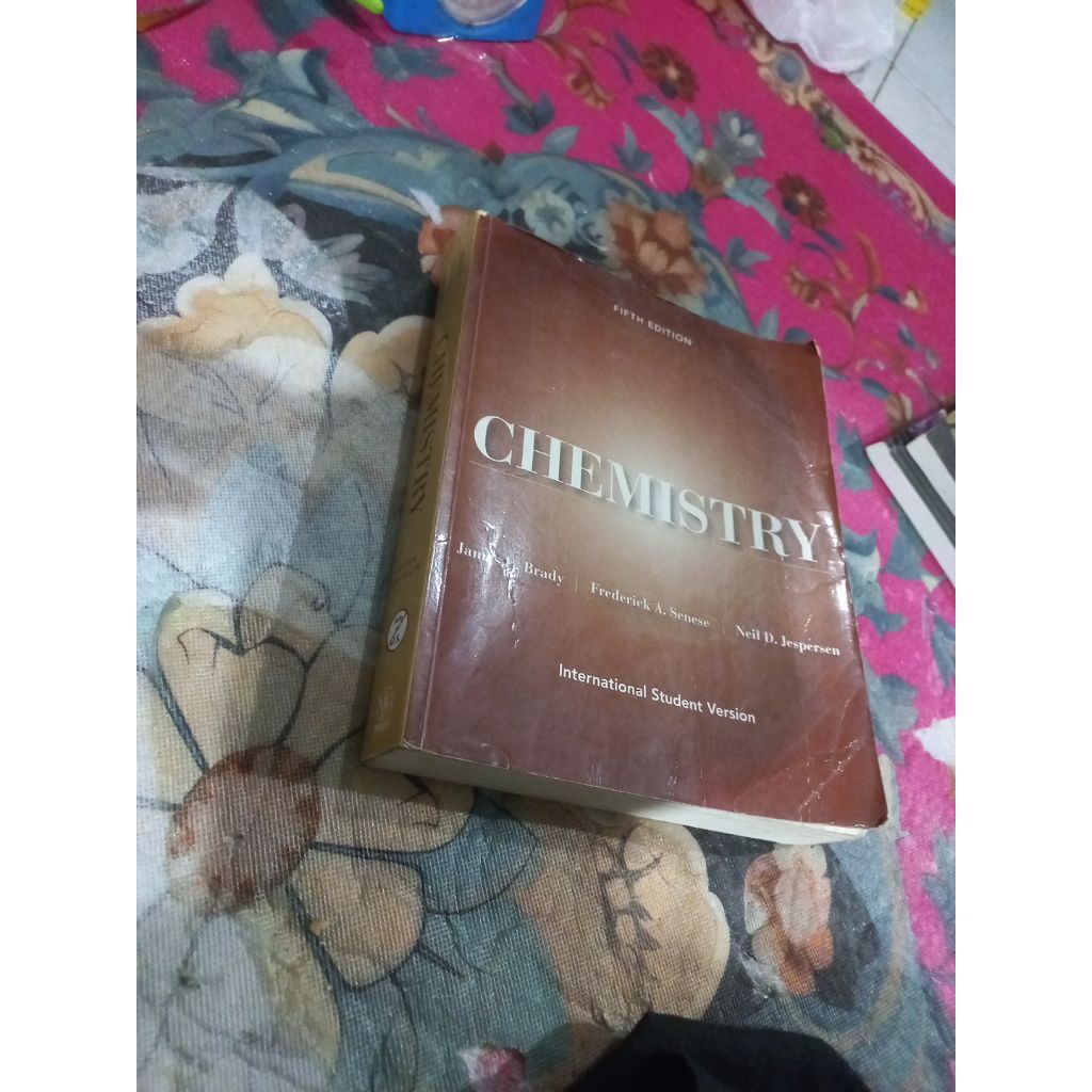 Buku Chemistry james e brady fifth edition original