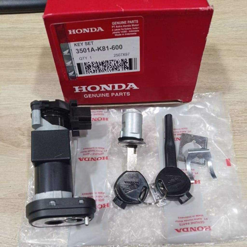 KUNCI KONTAK SET HONDA BEAT ESP BEAT POP 2017-2018 BEAT STREET K81 ORIGINAL