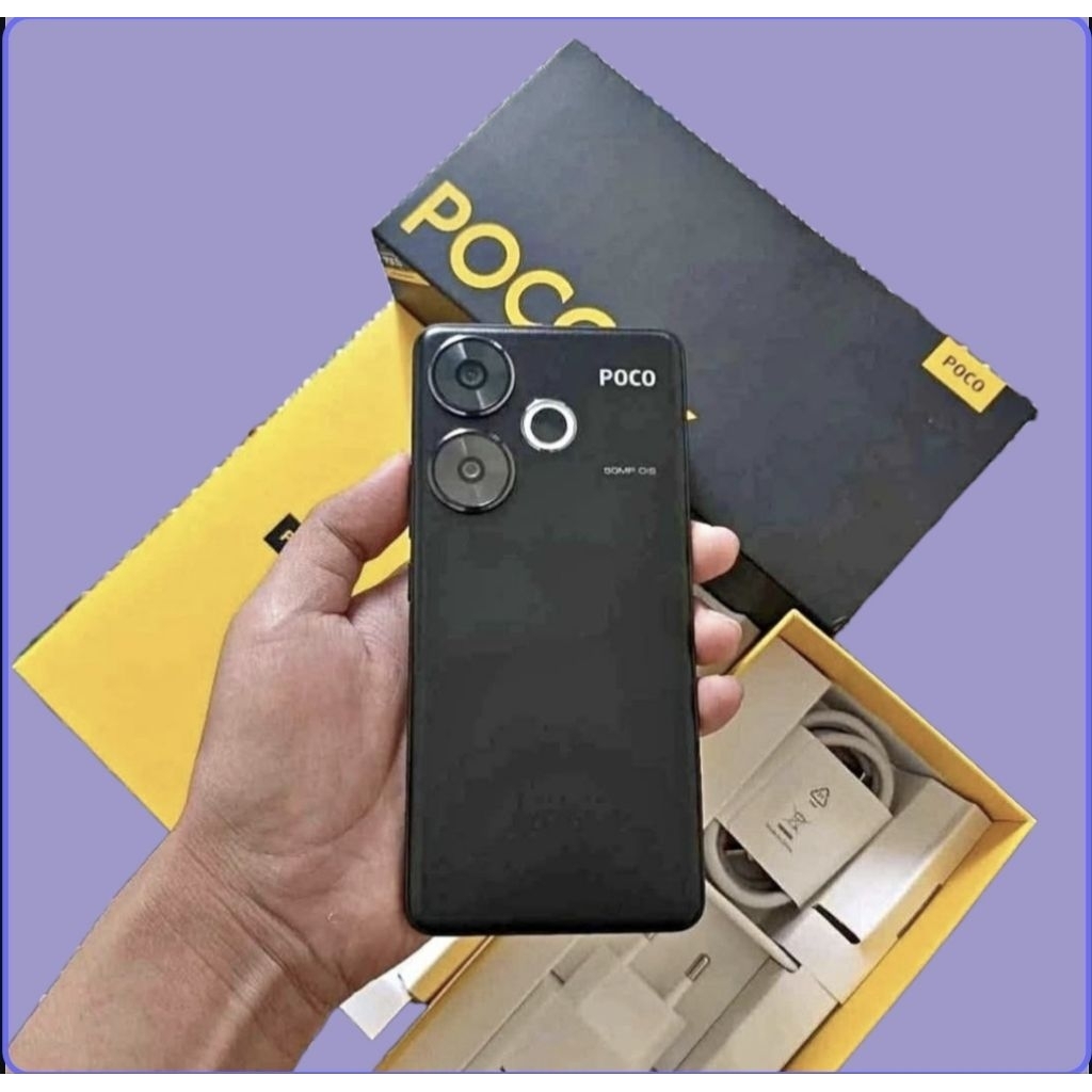 poco f6 versi ram 12 512gb dan ram8 256gb hp second lengkap siap pakai