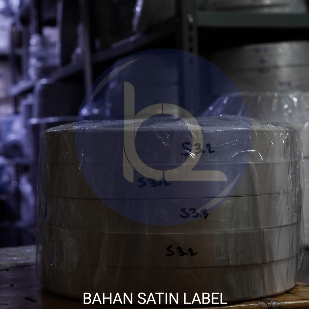 

pita satin label singgel & Doble lebar 3.2cm