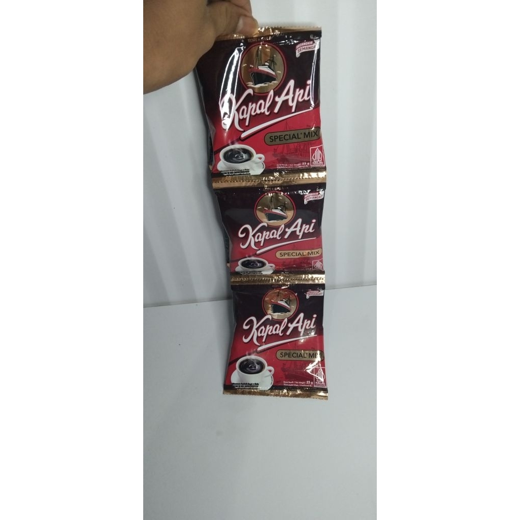 

Kopi kapal api special mix isi 10 berat bersih 23