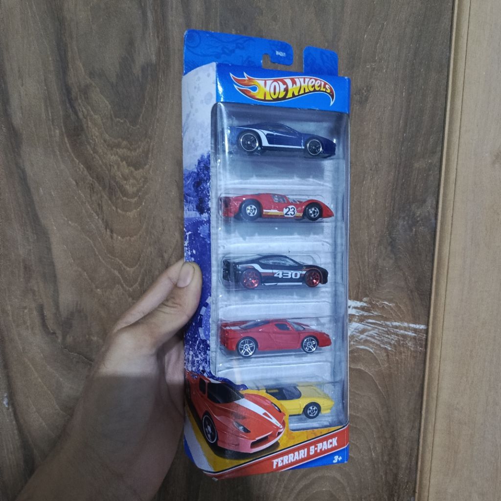 Hot Wheels 5pack Ferrari bluecard jadul RARE