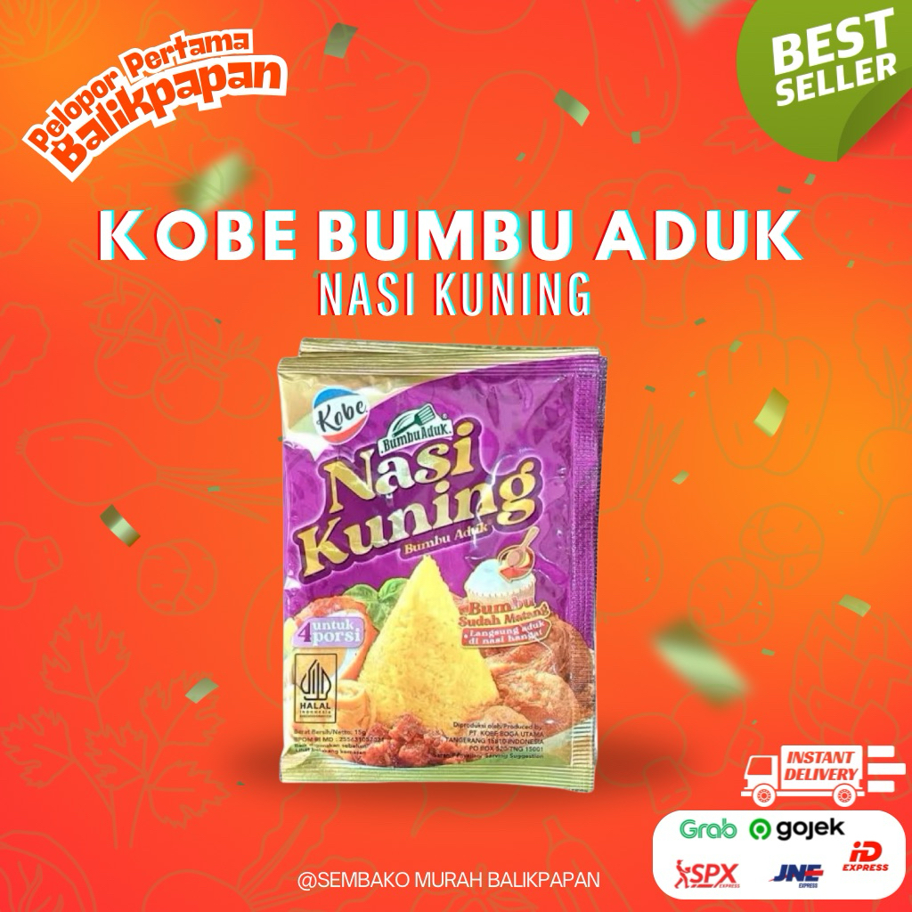 

kobe bumbu aduk nasi kuning 15 gr