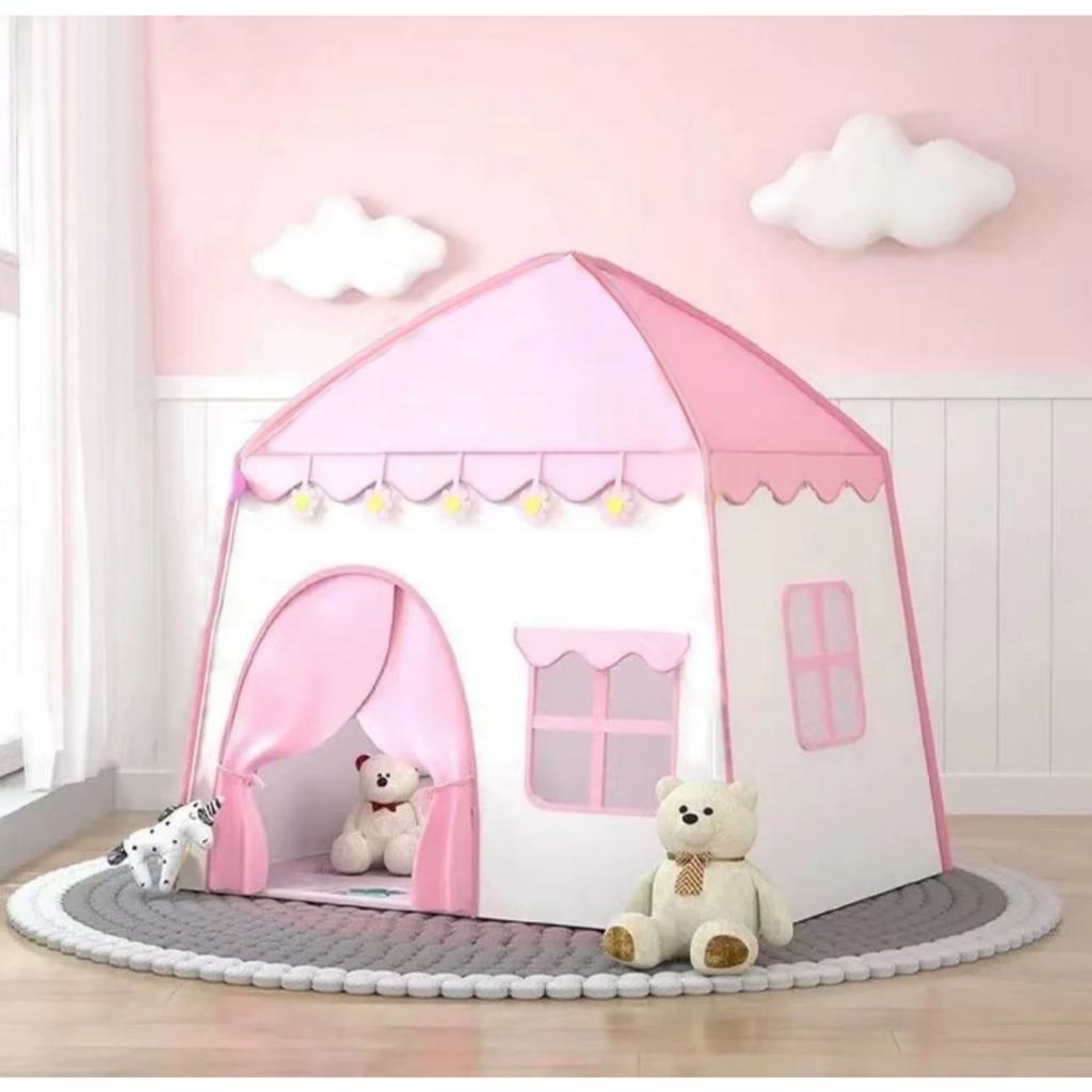 Tenda Anak Model Rumah / Tenda Bermain Princess Castle / Tenda Castle Tenda Anak Anak