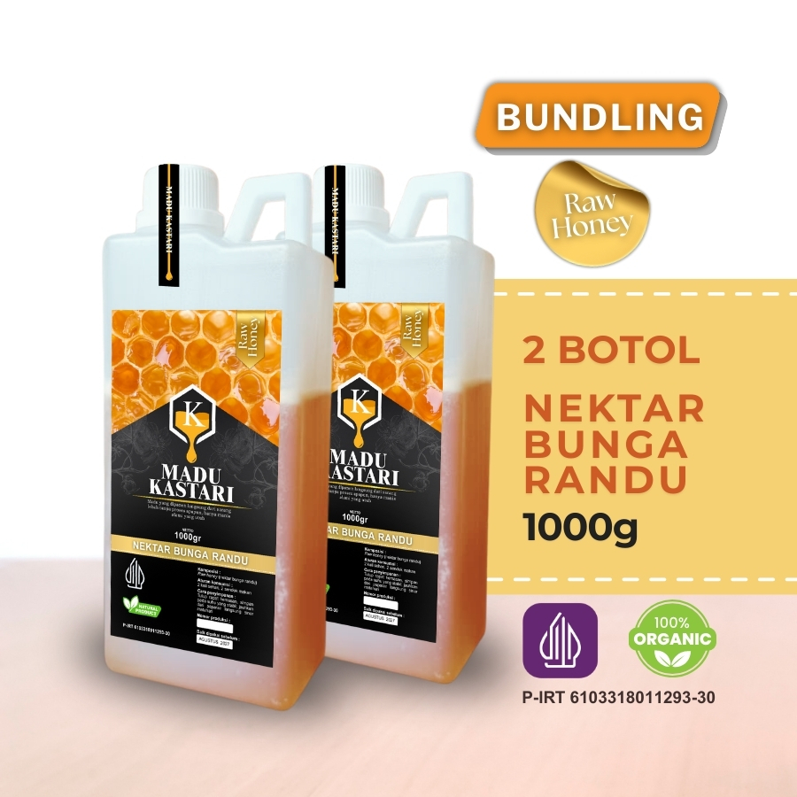 

Madu Kastari Murni Asli Randu 1 Kg 100% Alami Pure Raw Honey