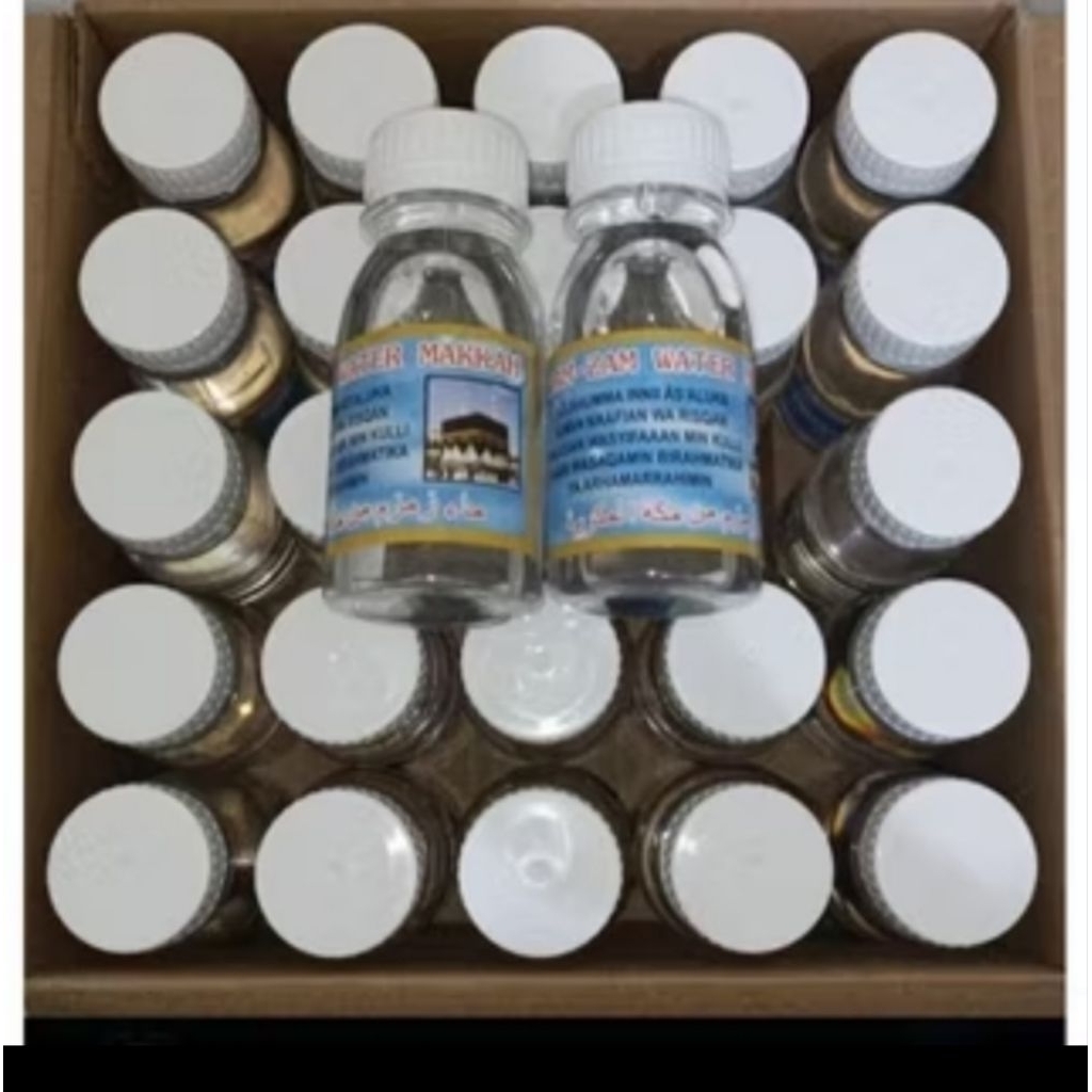 

air zam-zam kemasan 80ml isi 50pcs