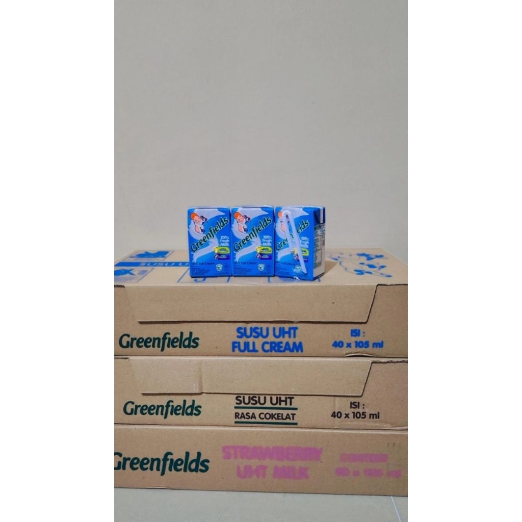 

uht greenfields 105 ml ready coklat dan strawberry