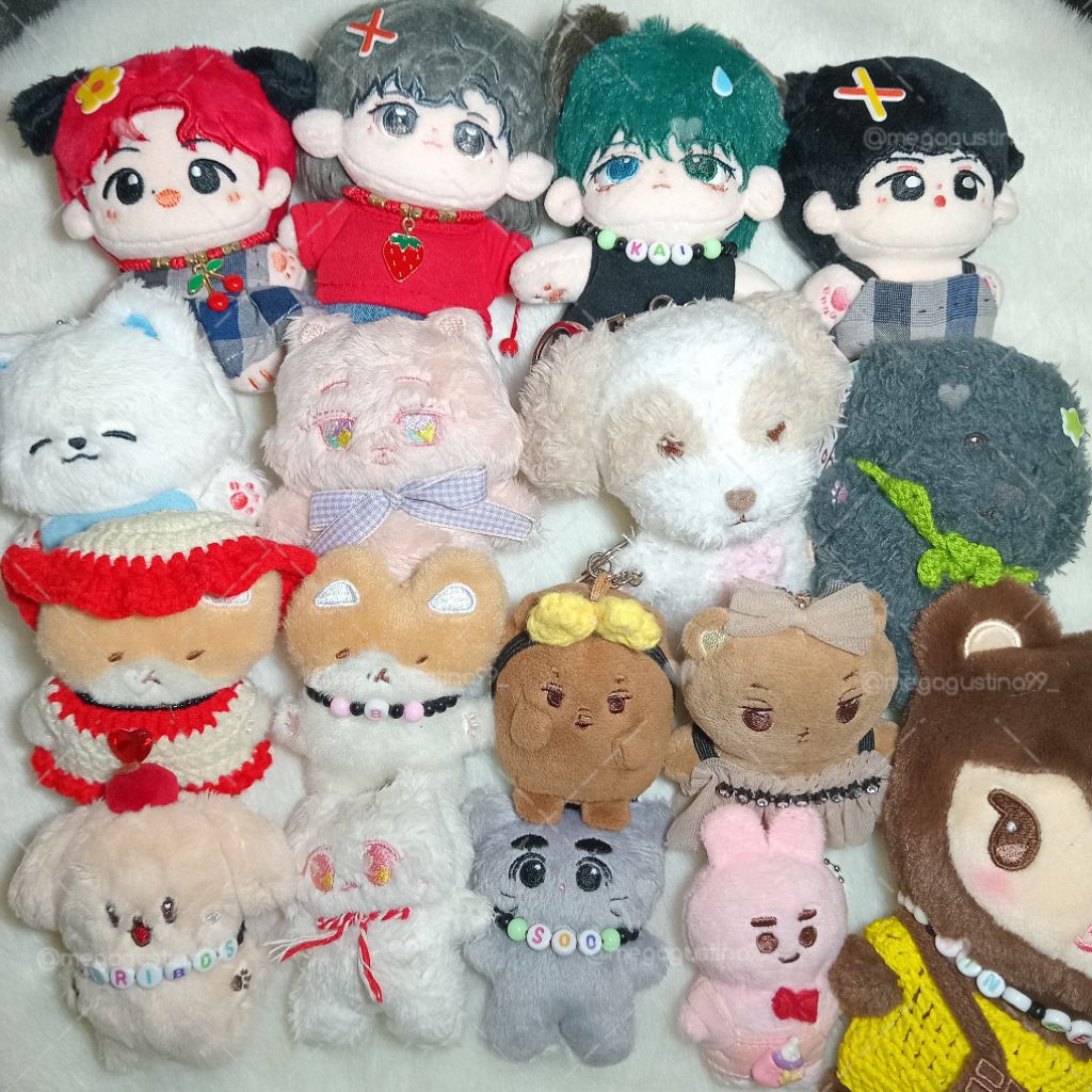 [READY STOCK - OFFICIAL] SM & makernim : Doll 10cm 7cm 5cm EXO - NCT Dream, Flat Keyring Teolaegi, m